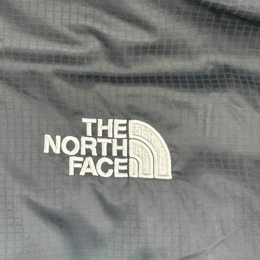 The North Face Fleece Lined Windbreaker Jacket Men's L Black Gorpcore EUC